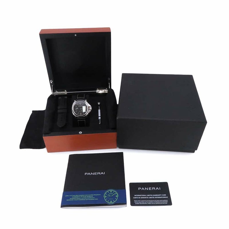 パネライ ルミノール ベース V番 PAM00915 PANERAI 腕時計 黒文字盤