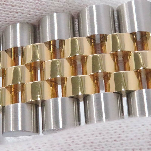 ロレックス デイトジャスト 36 SS/K18YG ゴールデンフルーテッドモチーフ文字盤 10Pダイヤ