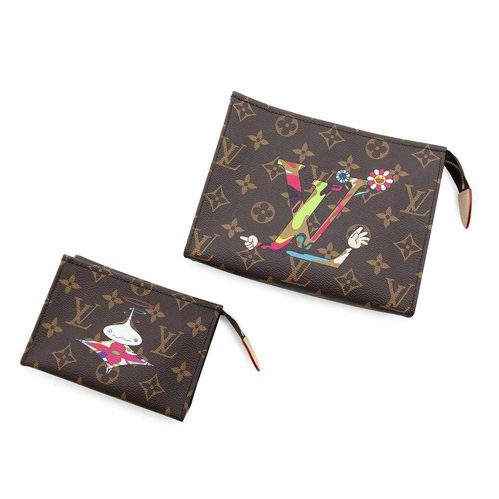 ルイヴィトン クラッチ モノグラム LV × TM トリオ・ポッシュ・トワレ
