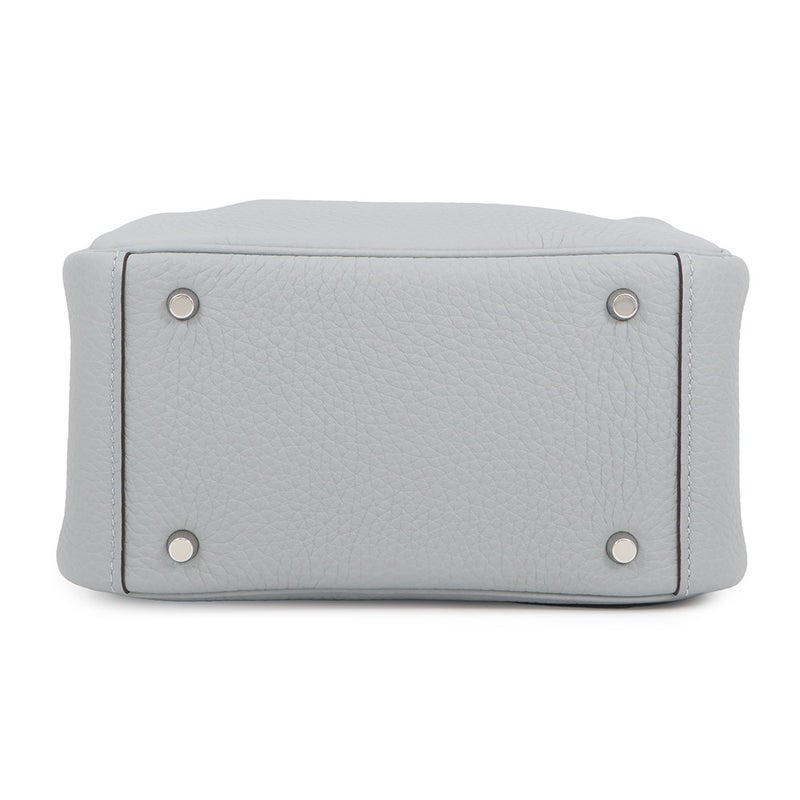 エルメス ハンドバッグ リンディ ミニ グリパンタン/シルバー金具 トリヨンクレマンス G刻印 HERMES 2wayショルダーバッグ