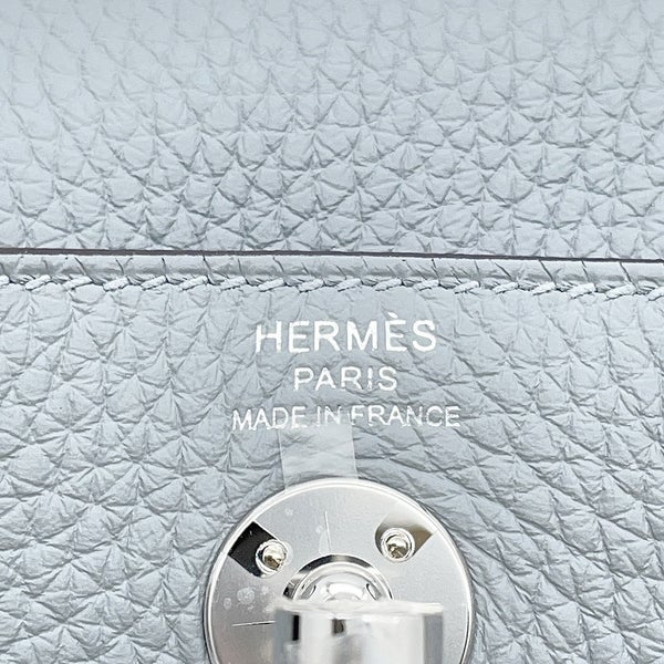 エルメス ハンドバッグ リンディ ミニ グリパンタン/シルバー金具 トリヨンクレマンス G刻印 HERMES 2wayショルダーバッグ