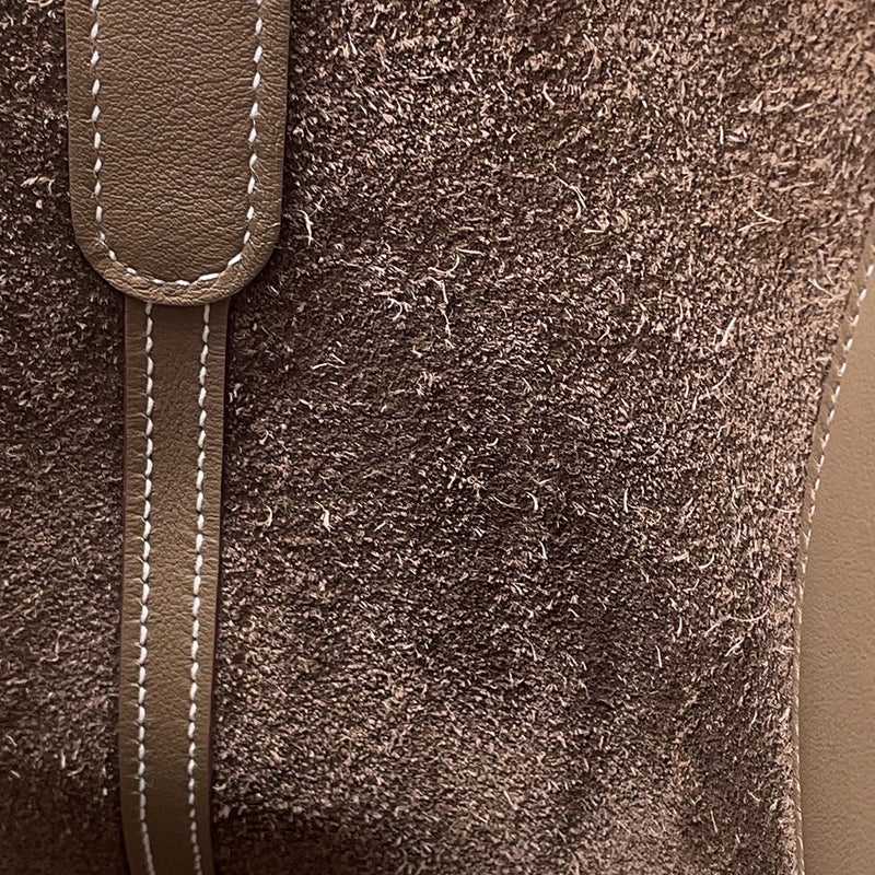 エルメス トートバッグ インザループ 18 エトゥープ/シルバー金具 トリヨンクレマンス/スイフト K刻印