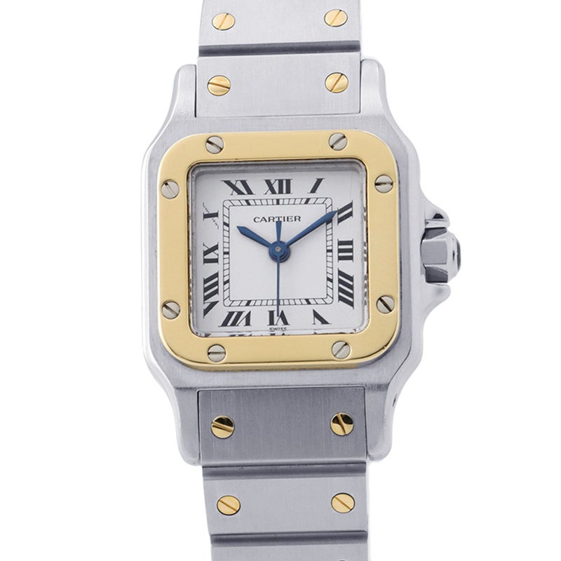カルティエ サントスガルベ SM 0902 Cartier 腕時計 白文字盤