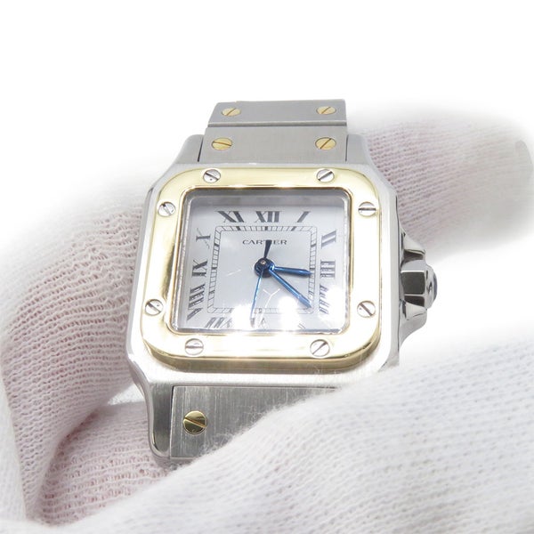 カルティエ サントスガルベ SM 0902 Cartier 腕時計 白文字盤