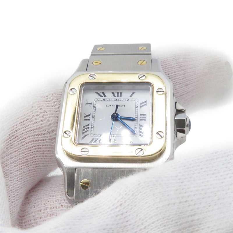 カルティエ サントスガルベ SM 0902 Cartier 腕時計 白文字盤