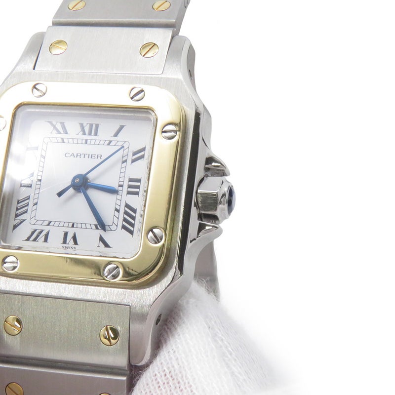 カルティエ サントスガルベ SM 0902 Cartier 腕時計 白文字盤
