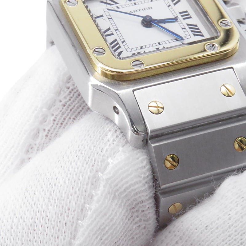 カルティエ サントスガルベ SM 0902 Cartier 腕時計 白文字盤