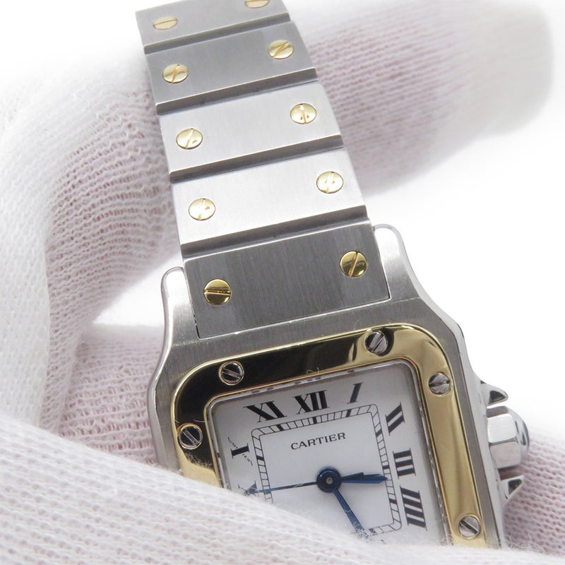 カルティエ サントスガルベ SM 0902 Cartier 腕時計 白文字盤