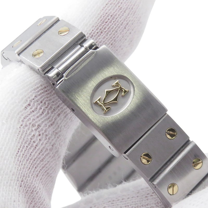 カルティエ サントスガルベ SM 0902 Cartier 腕時計 白文字盤