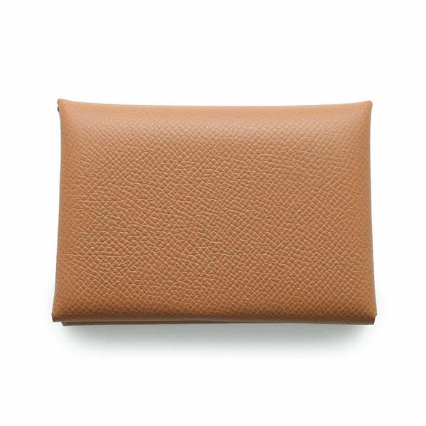 エルメス コインケース カルヴィ デュオ ゴールド/シルバー金具 エプソン W刻印 HERMES 財布