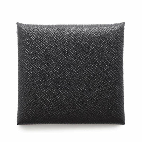 エルメス コインケース バスティア ブラック エプソン W刻印 HERMES 財布 黒