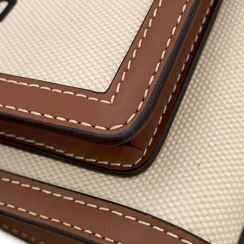 バーバリー ハンドバッグ ミニ ポケットバッグ キャンバス レザー 8031746 BURBERRY 2way