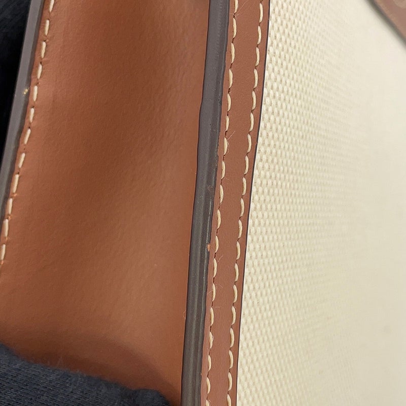 バーバリー ハンドバッグ ミニ ポケットバッグ キャンバス レザー 8031746 BURBERRY 2way