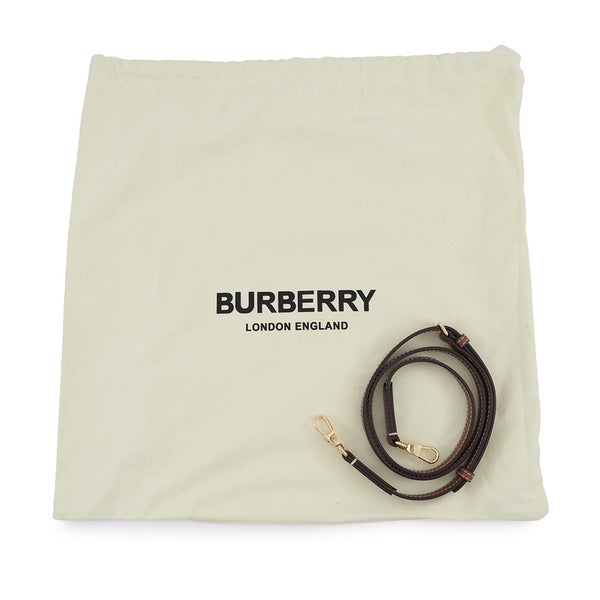 バーバリー ハンドバッグ ミニ ポケットバッグ キャンバス レザー 8031746 BURBERRY 2way