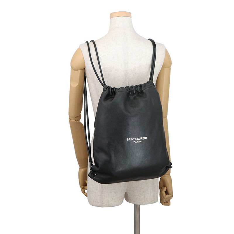 サンローランパリ リュックサック テディ バックパック レザー 553919 SAINT LAURENT PARIS 黒 バッグ