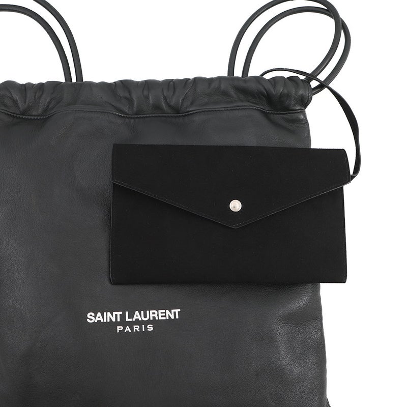 サンローランパリ リュックサック テディ バックパック レザー 553919 SAINT LAURENT PARIS 黒 バッグ