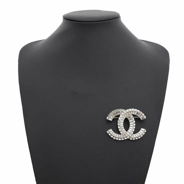 シャネル ブローチ ココマーク ラインストーン A23V A63085 CHANEL アクセサリー