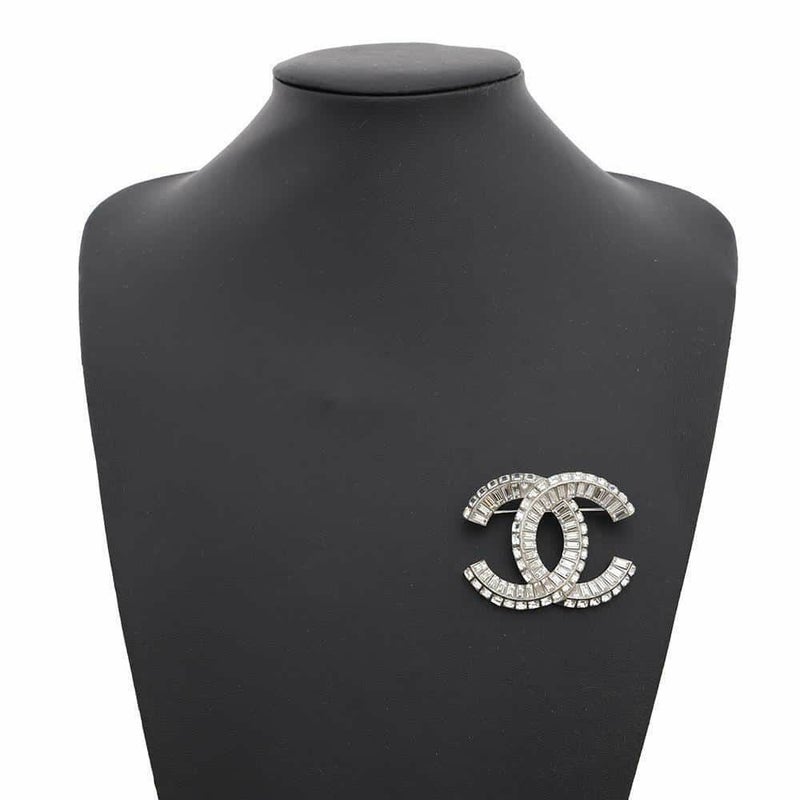シャネル ブローチ ココマーク ラインストーン A23V A63085 CHANEL アクセサリー