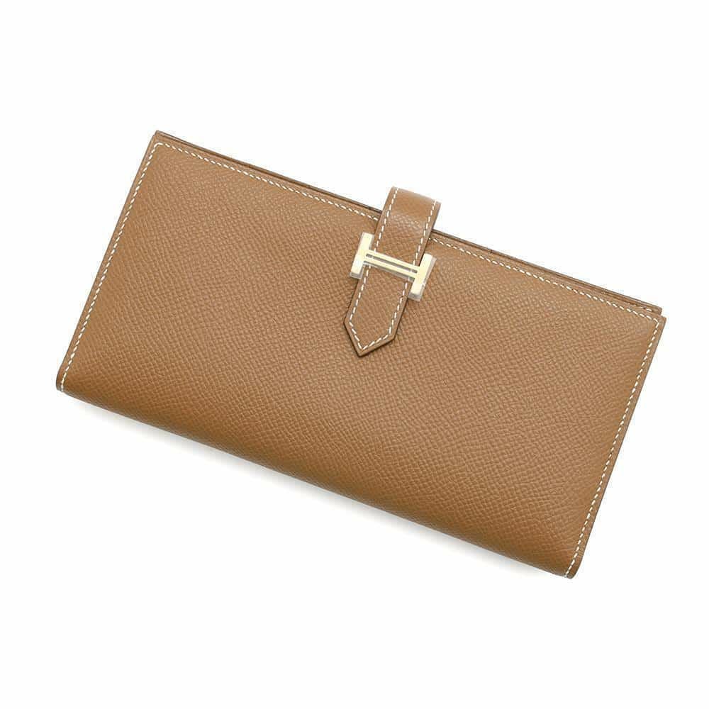 エルメス 長財布 ベアンスフレ ゴールド/ゴールド金具 エプソン B刻印