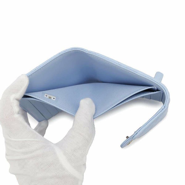 シャネル 三つ折り財布 クラシック スモール フラップ ウォレット ココマーク キャビアスキン AP0231 CHANEL