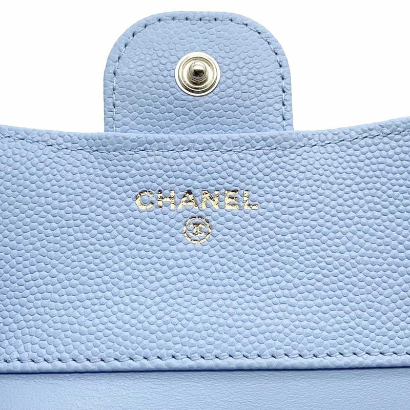 シャネル 三つ折り財布 クラシック スモール フラップ ウォレット ココマーク キャビアスキン AP0231 CHANEL