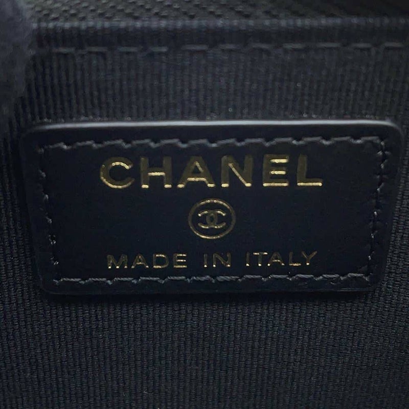 シャネル コインケース マトラッセ ココマーク ジップコインパース パテントカーフレザー AP4262 CHANEL 小銭入れ 黒