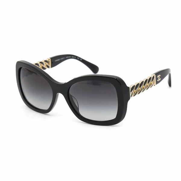 シャネル サングラス ココマーク チェーンモチーフ 5305-A CHANEL アイウェア 黒