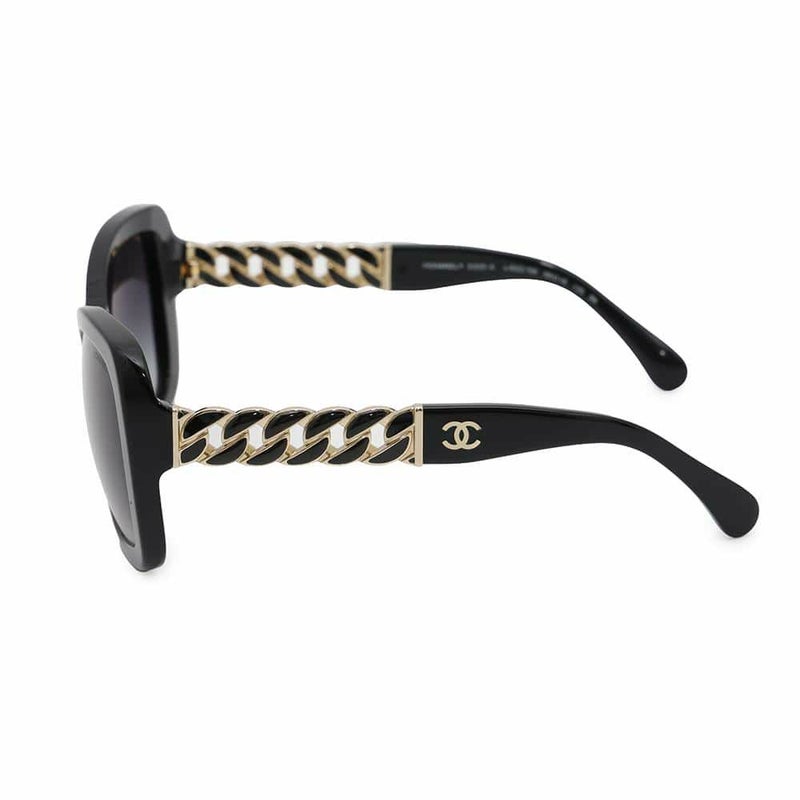 シャネル サングラス ココマーク チェーンモチーフ 5305-A CHANEL アイウェア 黒
