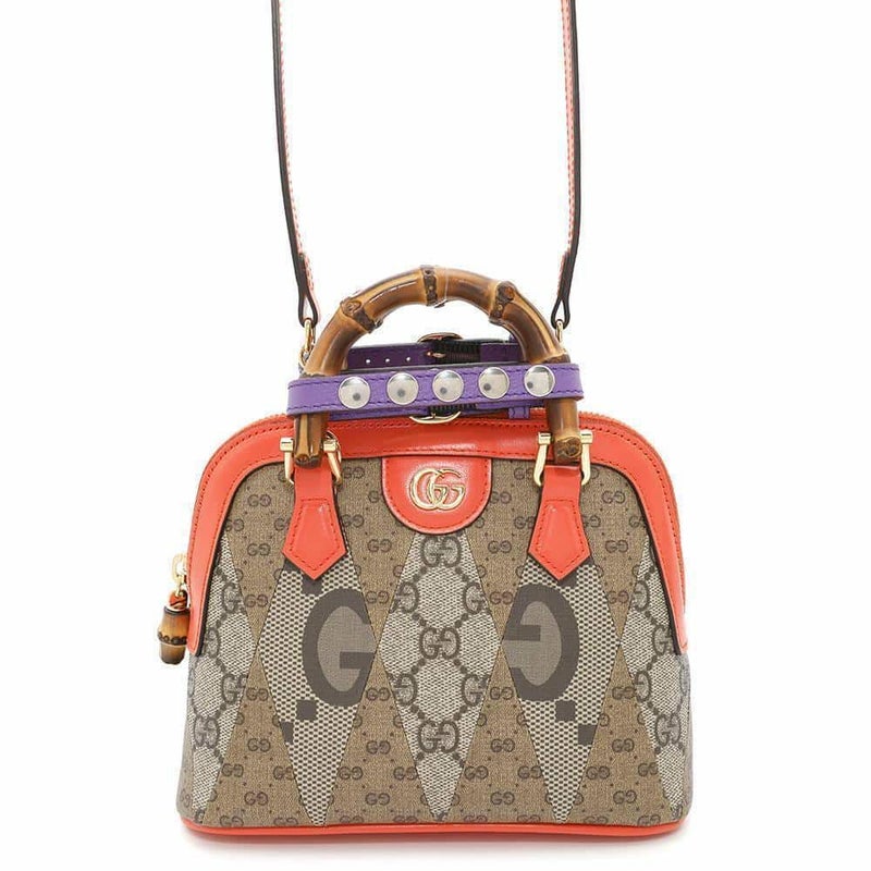 グッチ ハンドバッグ ダイアナ バンブー レザー 715775 GUCCI ショルダーバッグ
