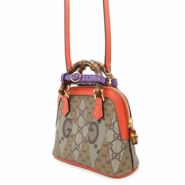グッチ ハンドバッグ ダイアナ バンブー レザー 715775 GUCCI ショルダーバッグ