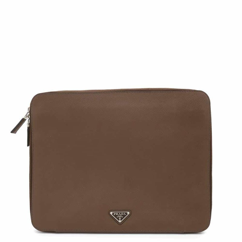 プラダ クラッチバッグ サフィアーノ ロゴ レザー 2VN001 PRADA バッグ セカンドバッグ ビジネス アウトレット品