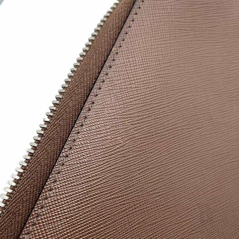 プラダ クラッチバッグ サフィアーノ ロゴ レザー 2VN001 PRADA バッグ セカンドバッグ ビジネス アウトレット品