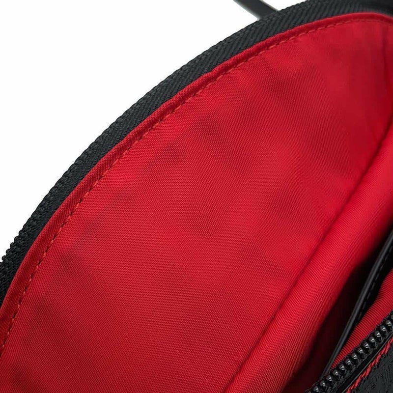 クリスチャン・ルブタン ボディバッグ スタッズ レザー スパイクスタッズ ウエストバッグ 3215169 Christian Louboutin 黒