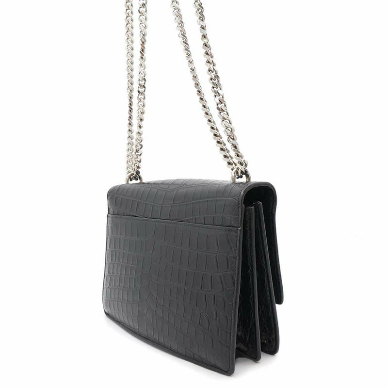 サンローランパリ チェーンショルダーバッグ サンセット ミディアム 442906 SAINT LAURENT PARIS YSL 黒 2way 斜め掛け