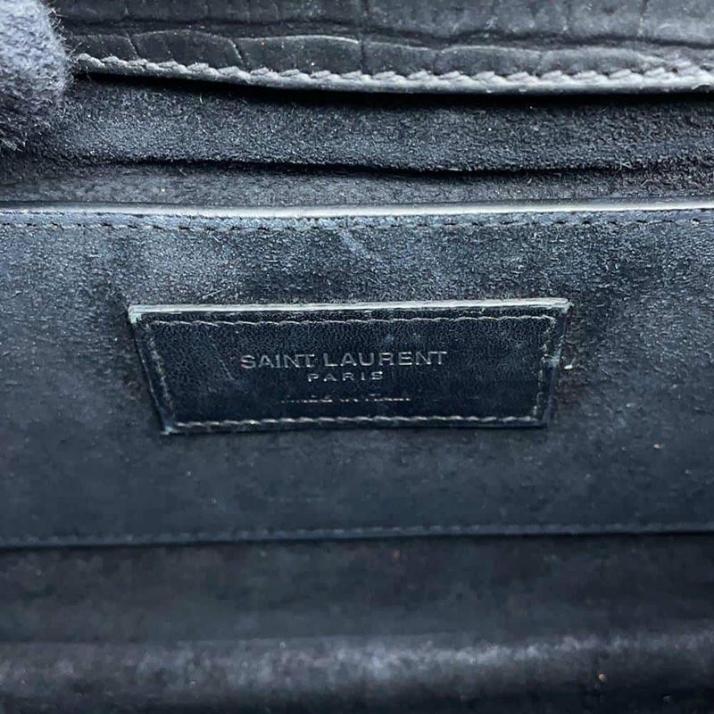 サンローランパリ チェーンショルダーバッグ サンセット ミディアム 442906 SAINT LAURENT PARIS YSL 黒 2way 斜め掛け