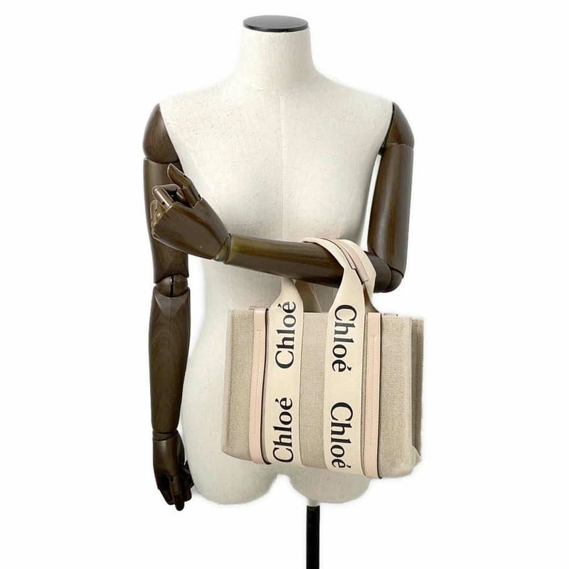 クロエ ハンドバッグ ウッディ トート スモール キャンバス CHC22AS397I266J5 Chloe 2wayショルダーバッグ