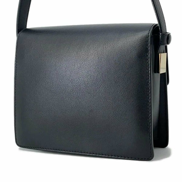 デルボー ショルダーバッグ マダム ミニ レザー Delvaux バッグ 黒
