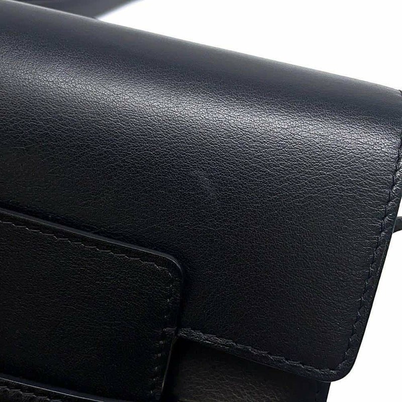 デルボー ショルダーバッグ マダム ミニ レザー Delvaux バッグ 黒