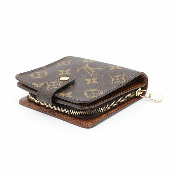 ルイヴィトン 二つ折り財布 モノグラム コンパクトジップ 旧型 M61667 LOUIS VUITTON ヴィトン 二つ折り財布