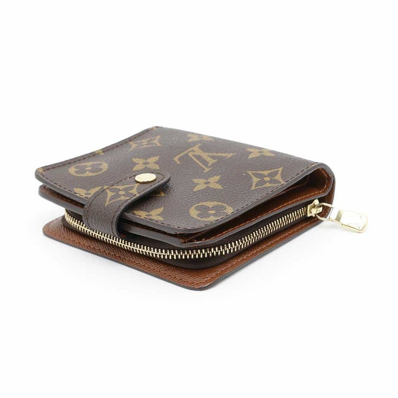ルイヴィトン 二つ折り財布 モノグラム コンパクトジップ 旧型 M61667 LOUIS VUITTON ヴィトン 二つ折り財布