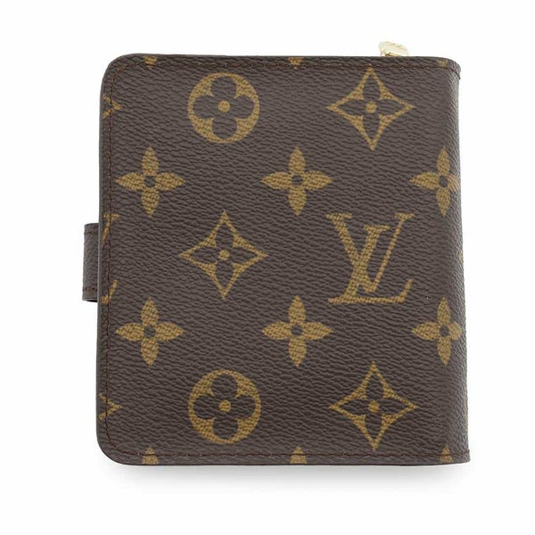 ルイヴィトン 二つ折り財布 モノグラム コンパクトジップ 旧型 M61667 LOUIS VUITTON ヴィトン 二つ折り財布
