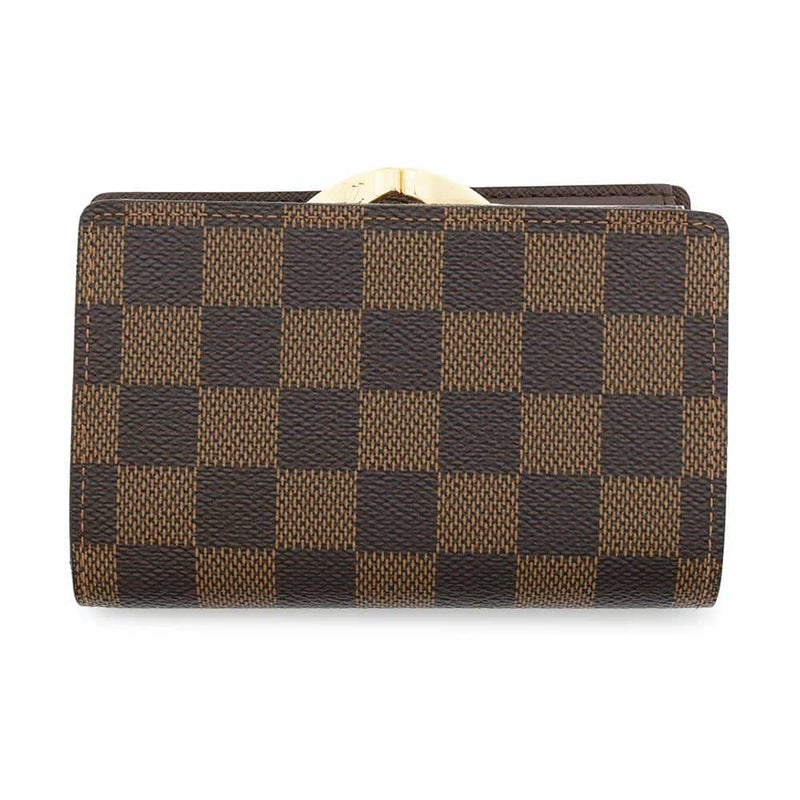 ルイヴィトン 二つ折り財布 ダミエ・エベヌ ポルトフォイユ・ヴィエノワ N61674 LOUIS VUITTON