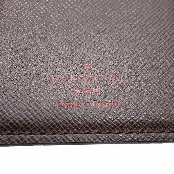 ルイヴィトン 二つ折り財布 ダミエ・エベヌ ポルトフォイユ・ヴィエノワ N61674 LOUIS VUITTON