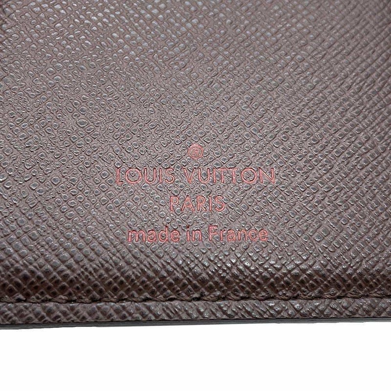 ルイヴィトン 二つ折り財布 ダミエ・エベヌ ポルトフォイユ・ヴィエノワ N61674 LOUIS VUITTON
