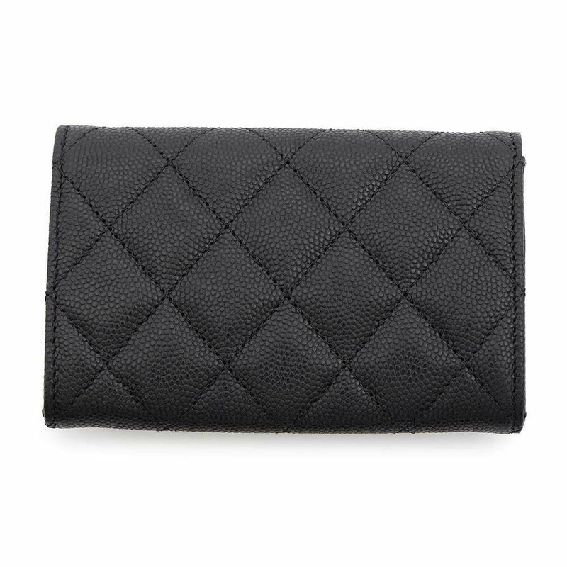 シャネル カードケース マトラッセ ココマーク キャビアスキン AP4333 CHANEL 名刺入れ 黒