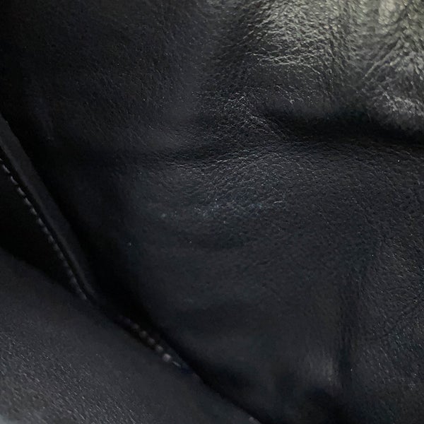クリスチャン・ディオール クラッチバッグ KAWS コラボ サドルバッグ レザー Christian Dior 黒