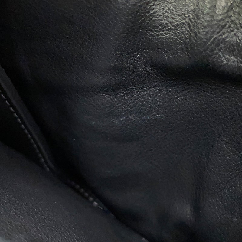 クリスチャン・ディオール クラッチバッグ KAWS コラボ サドルバッグ レザー Christian Dior 黒