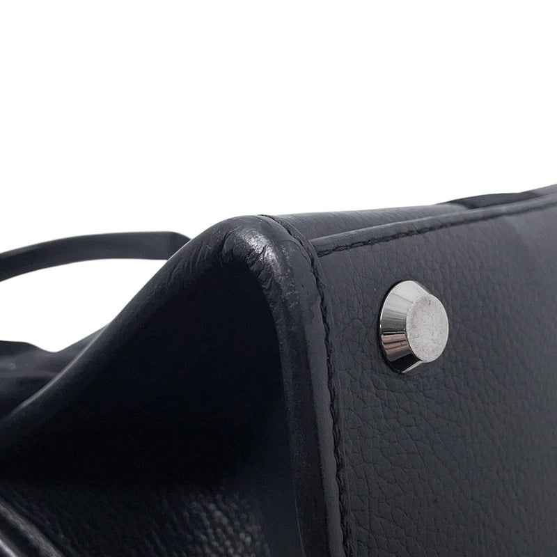バレンシアガ ハンドバッグ ハードウェア キャンバス レザー 671402 BALENCIAGA 2way ショルダー 黒