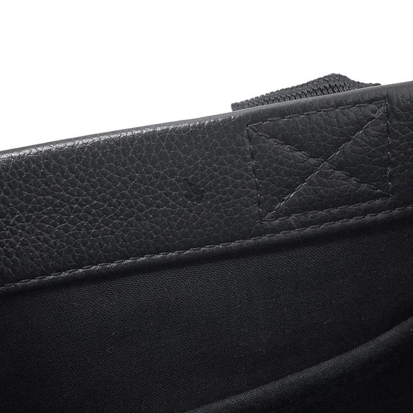 バレンシアガ ハンドバッグ ハードウェア キャンバス レザー 671402 BALENCIAGA 2way ショルダー 黒