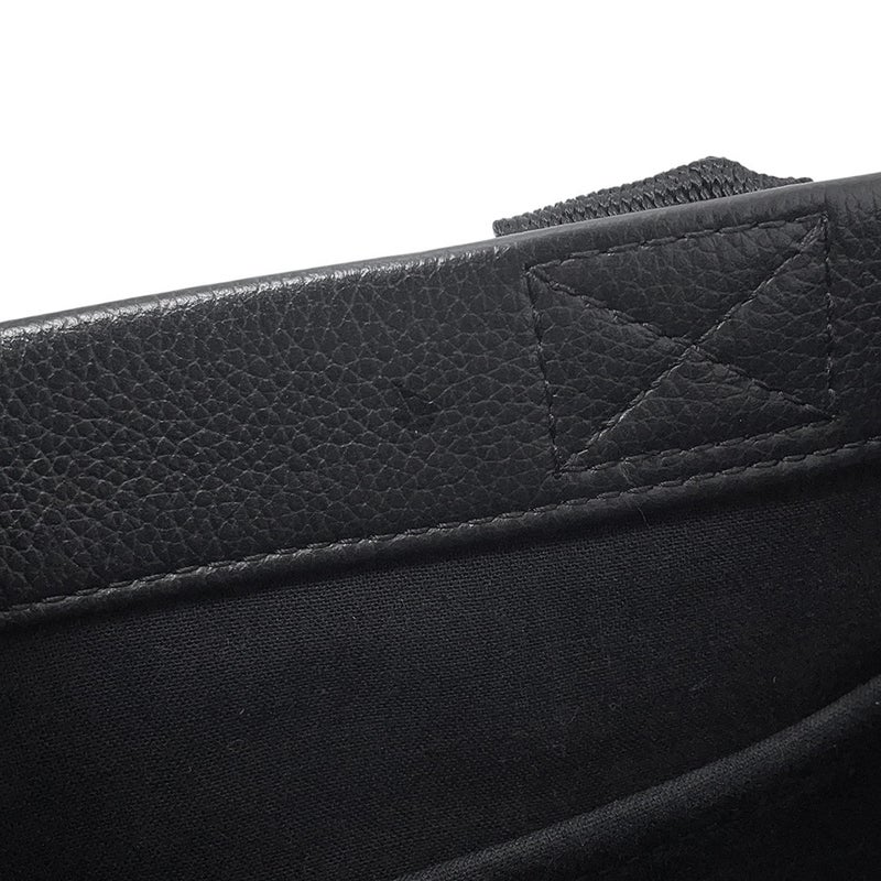バレンシアガ ハンドバッグ ハードウェア キャンバス レザー 671402 BALENCIAGA 2way ショルダー 黒